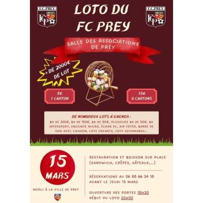 Photo du Loto du FC Prey à Prey