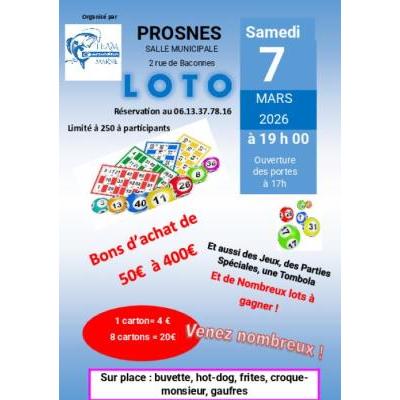 Photo du Team Garbolino Marne organise son loto annuel à Prosnes