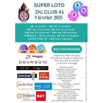 Photo du SUPER LOTO DU CLUB 41 à Provins