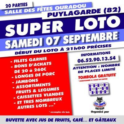 Photo du Grand Loto en 20 parties à Puylagarde