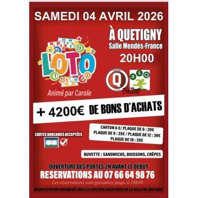 Photo du Super Loto de l'AS Quetigny Foot à Quetigny