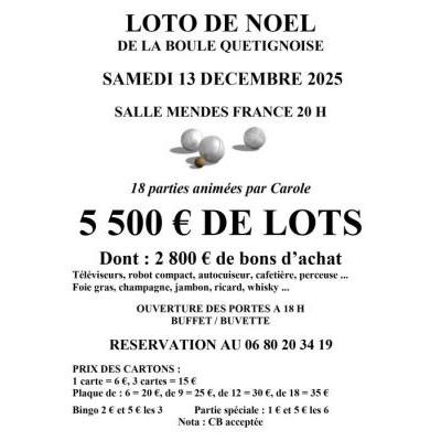 Photo du Loto de Noël à Quetigny