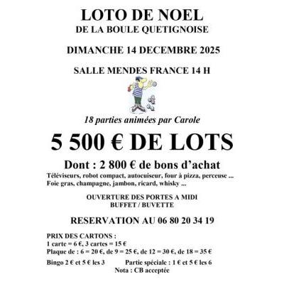 Photo du Super loto de Noël à Quetigny