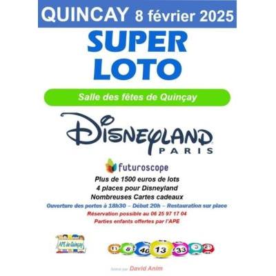 Photo du Super Loto de l' APE de Quincay  à Quinçay