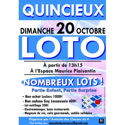 Photo du LOTO DES CLASSES EN 4 DE QUINCIEUX à Quincieux