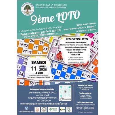 Photo du 9&egrave;me LOTO de La Quinc&eacute;enne à Quincy-Voisins