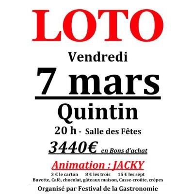 Photo du Grand LOTO à Quintin