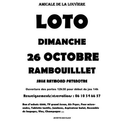 Photo du LOTO ANNUEL AMICALE DE LA LOUVIERE RAMBOUILLET à Rambouillet