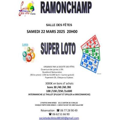 Photo du SUPER LOTO à Ramonchamp