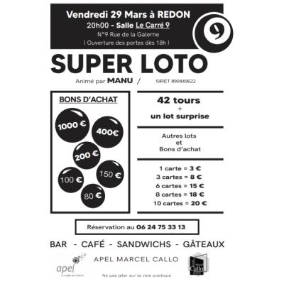 Photo du Super loto 42 tours animé par Manu à Redon