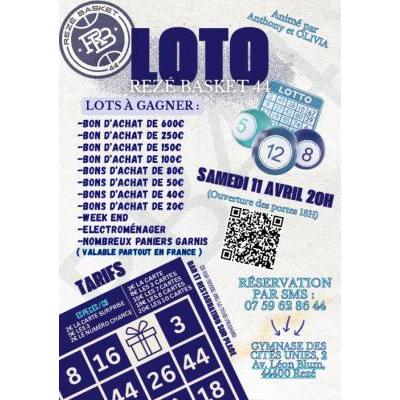 Photo du SUPER LOTO Reze Basket 44 à Rezé