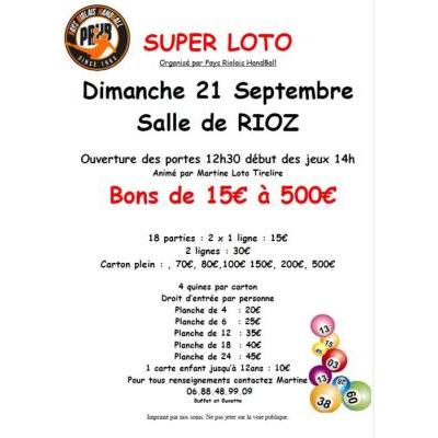Photo du Super Loto Handball Rioz à Rioz