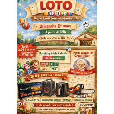 Photo du LOTO DU COMITE D'ANIMATION à Ris