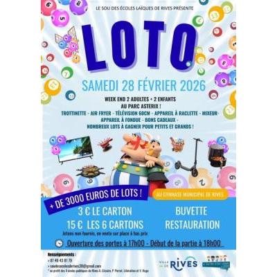 Photo du Loto du sou des &eacute;coles la&iuml;ques  à Rives