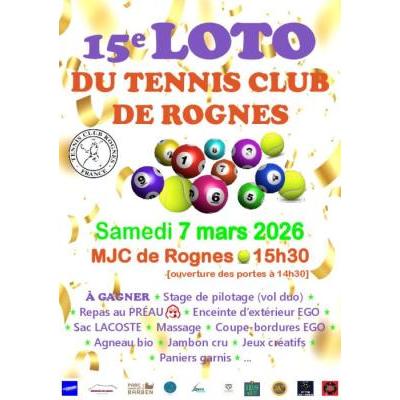 Photo du 15e Super Loto du Tennis à Rognes