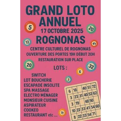 Photo du Loto annuel de la gym à Rognonas