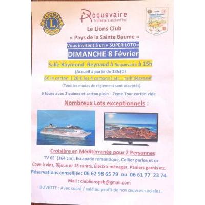 Photo du LOTO du LIONS CLUB PAYS DE LA SAINTE BAUME à Roquevaire