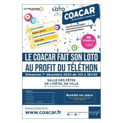 Photo du Loto du COACAR au profit du téléthon  à Rosny-sous-Bois