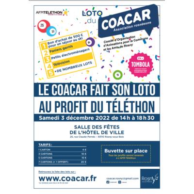 Photo du Loto du COACAR au profit du téléthon  à Rosny-sous-Bois