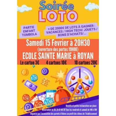 Photo du Loto Association parents d'élèves à Royan