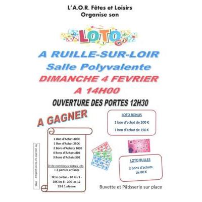 Photo du LOTO DU 4 FEVRIER 2024 RUILLE SUR LOIR à Ruillé-sur-Loir