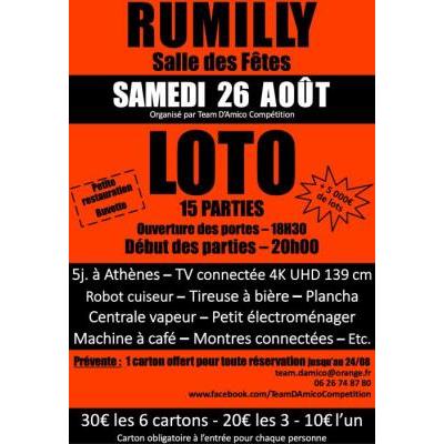 Photo du Loto en 15 Parties Samedi 26 Août à Rumilly (74) à Rumilly
