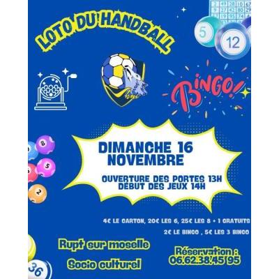 Photo du LOTO Du handball à Rupt-sur-Moselle