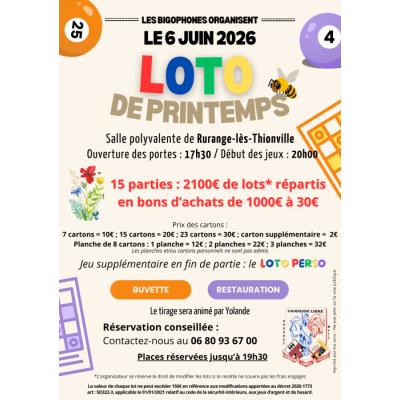 Photo du Loto de printemps à Rurange-lès-Thionville