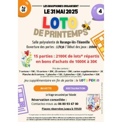 Photo du Loto de Printemps à Rurange-lès-Thionville