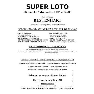 Photo du Super loto de rustenhart à Rustenhart