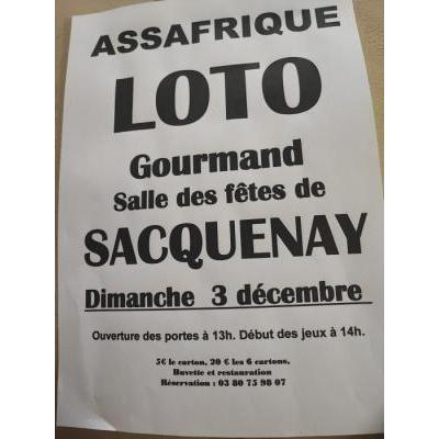 Photo du loto gourmant à Sacquenay