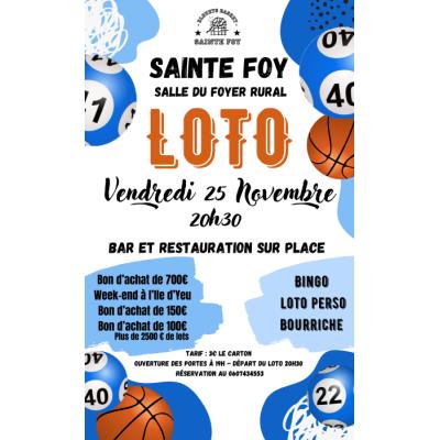LOTO Bleuets Basket Sainte Foy