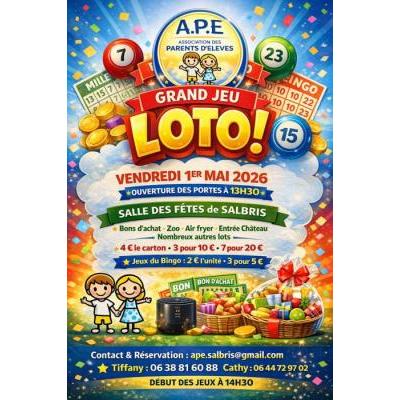 Photo du Grand loto de l&rsquo;APE Salbris à Salbris