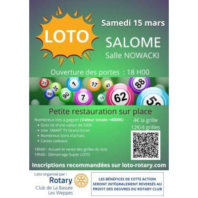 Photo du Loto du Rotary Club de La Bassée Les Weppes à Salomé