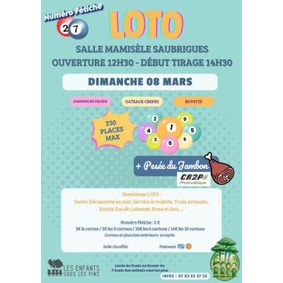 Photo du Loto APE les enfants sous les pins à Saubrigues