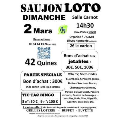 Photo du LOTO des Elèves Musiciens de l'Harmonie à Saujon