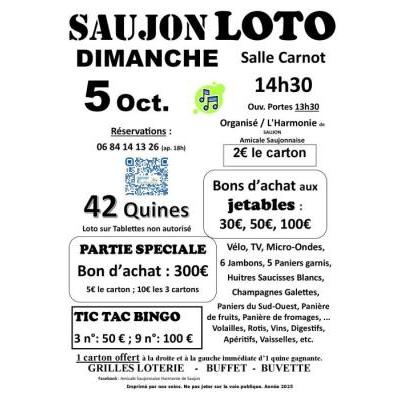 Photo du LOTO de l'Harmonie de Saujon Amicale Saujonnaise à Saujon