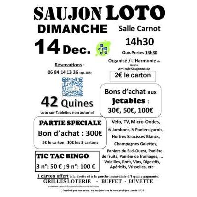 Photo du LOTO de l'Harmonie de Saujon Amicale Saujonnaise à Saujon