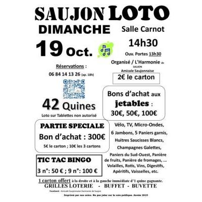 Photo du LOTO de l'Harmonie de Saujon Amicale Saujonnaise à Saujon