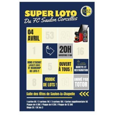 Photo du SUPER LOTO à Saulon-la-Chapelle