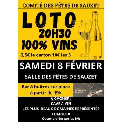 Photo du Loto 100% vins à Sauzet