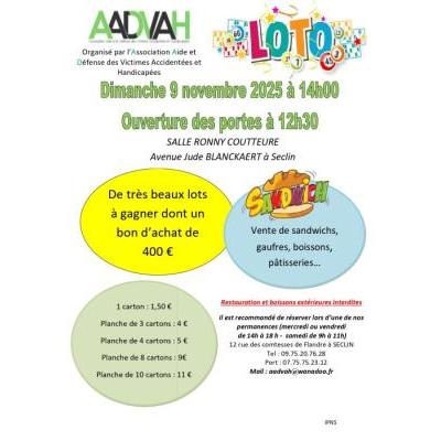 Photo du LOTO de l'AADVAH à Seclin