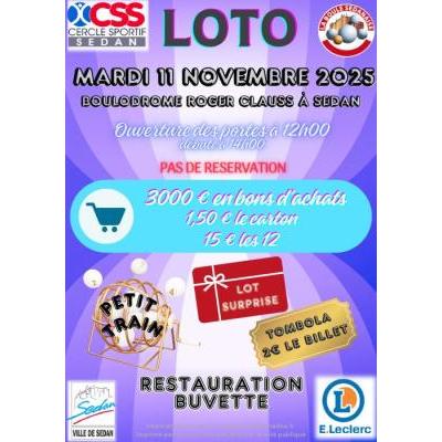 Photo du LOTO DU 11 NOVEMBRE à Sedan