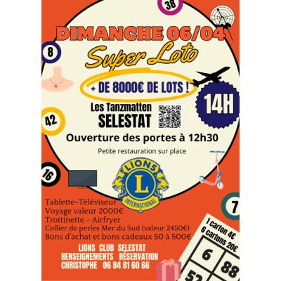 Photo du Super loto du Lions club de Sélestat à Sélestat