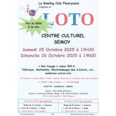 Photo du Grand Loto du BCF à Semoy