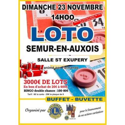 Photo du LOTO organisé à SEMUR EN AUXOIS (21) à Semur-en-Auxois