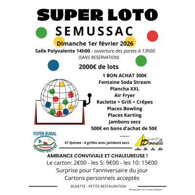 Photo du SUPER LOTO de Semussac à Semussac