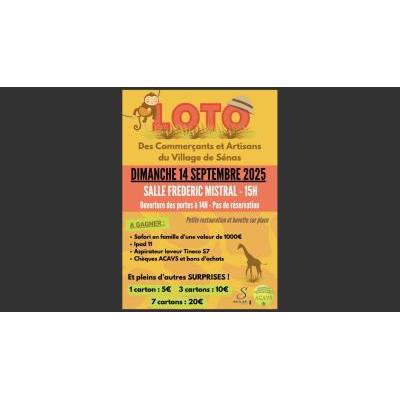 Photo du LOTO ANNUEL COMMERÇANTS/ ARTISANS à Sénas