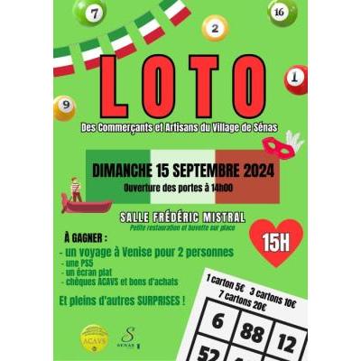 Photo du LOTO ANNUEL Sénas à Sénas