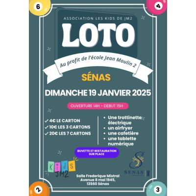 Photo du Loto Les Kids de JM2 à Sénas